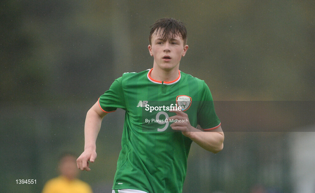 27 September 2017; Conor Carty of Republic of Ireland during the International Friendly match between Republic of Ireland and Brazil at the AUL Complex in Dublin. Photo by Piaras Ó Mídheach/Sportsfile