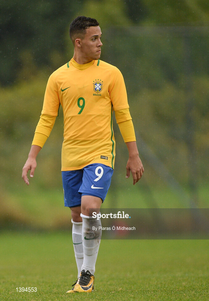 27 September 2017; Joao Peglow of Brazil during the International Friendly match between Republic of Ireland and Brazil at the AUL Complex in Dublin. Photo by Piaras Ó Mídheach/Sportsfile