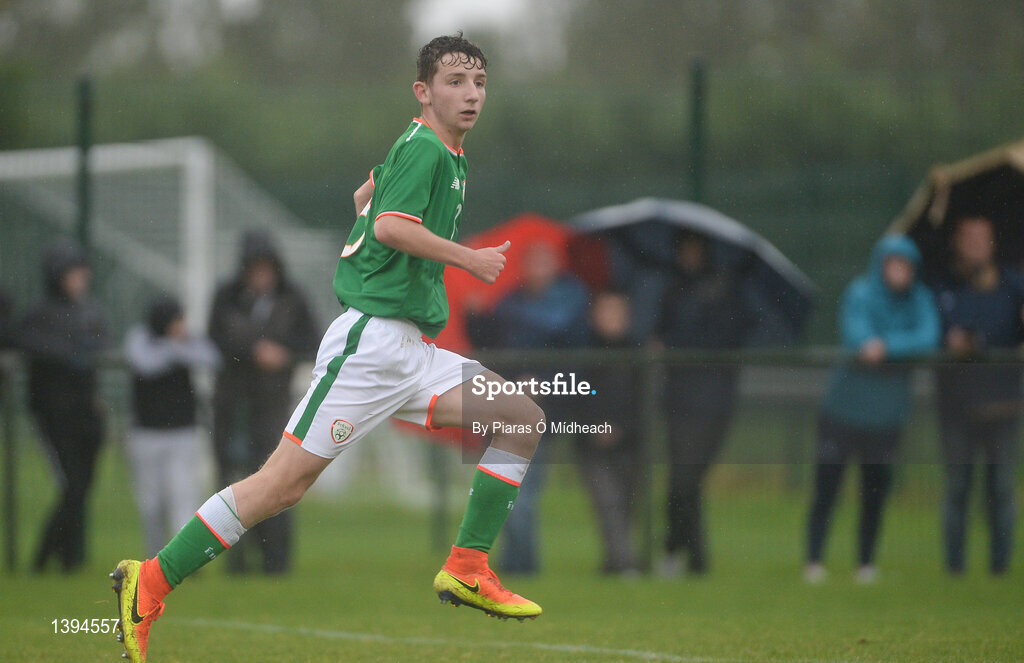 27 September 2017; Brandon Holt of Republic of Ireland during the International Friendly match between Republic of Ireland and Brazil at the AUL Complex in Dublin. Photo by Piaras Ó Mídheach/Sportsfile