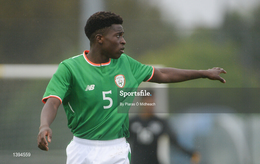 27 September 2017; Timi Sobowale of Republic of Ireland during the International Friendly match between Republic of Ireland and Brazil at the AUL Complex in Dublin. Photo by Piaras Ó Mídheach/Sportsfile