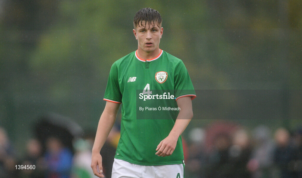 27 September 2017; Cian Kelly of Republic of Ireland during the International Friendly match between Republic of Ireland and Brazil at the AUL Complex in Dublin. Photo by Piaras Ó Mídheach/Sportsfile