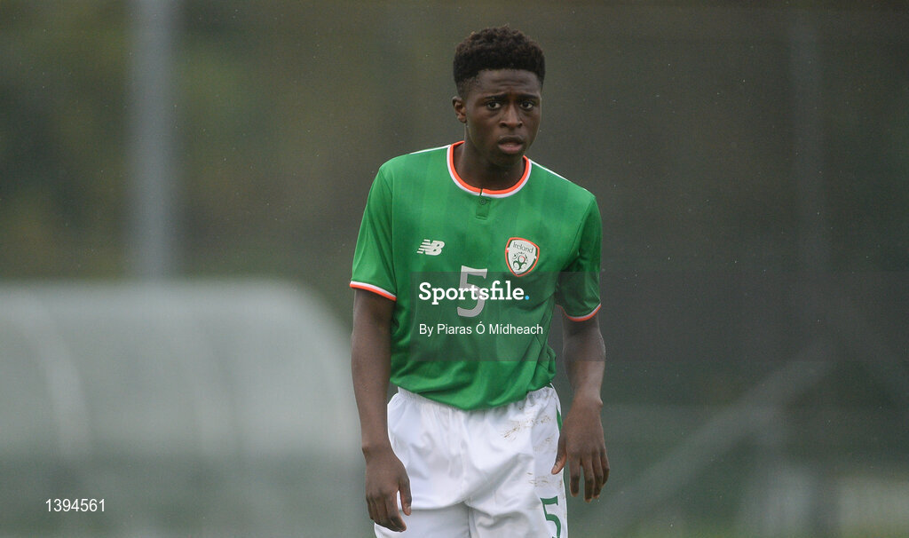 27 September 2017; Timi Sobowale of Republic of Ireland during the International Friendly match between Republic of Ireland and Brazil at the AUL Complex in Dublin. Photo by Piaras Ó Mídheach/Sportsfile
