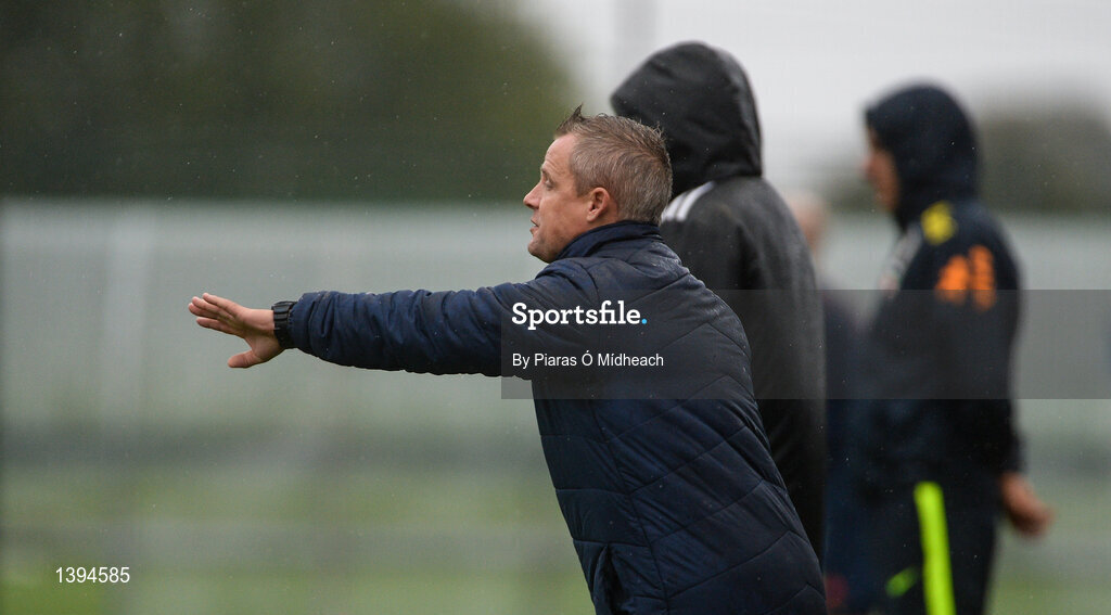 27 September 2017; Republic of Ireland head coach Jason Donohue during the International Friendly match between Republic of Ireland and Brazil at the AUL Complex in Dublin. Photo by Piaras Ó Mídheach/Sportsfile