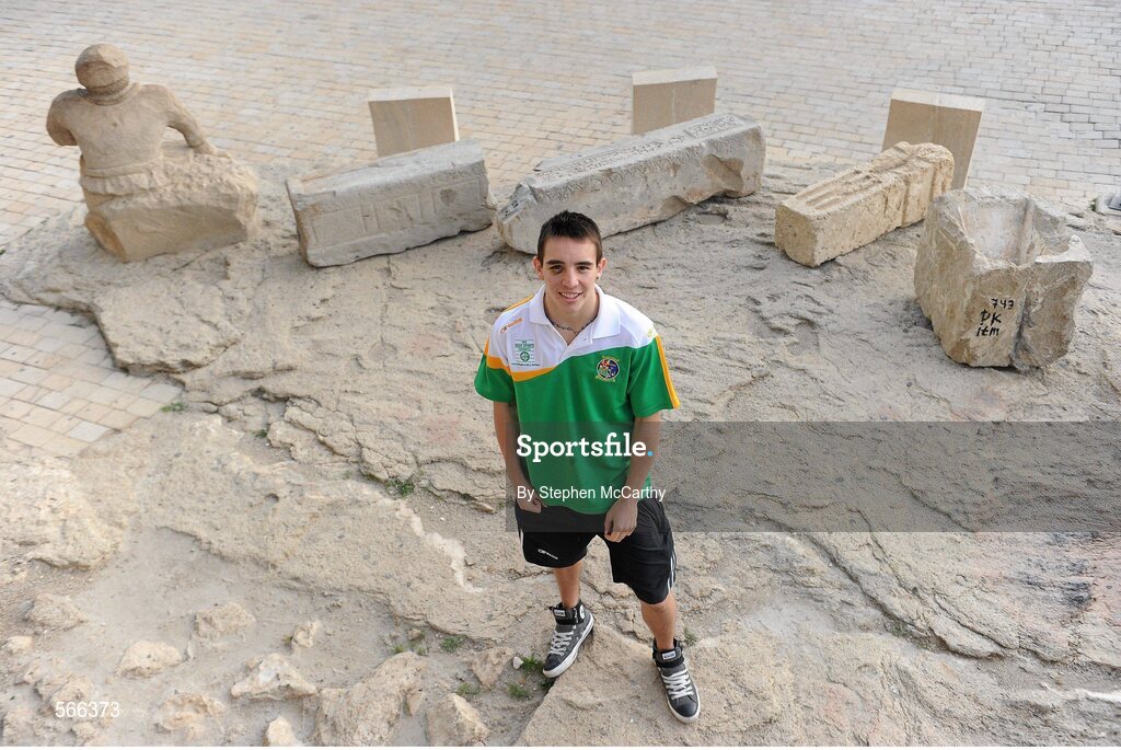 8 October 2011; London 2012 Olympic Games qualifier Michael Conlan, St. John Bosco B.C., Belfast, Antrim, 52kg. 2011 AIBA World Boxing Championships. Old City, Baku, Azerbaijan. Picture credit: Stephen McCarthy / SPORTSFILE