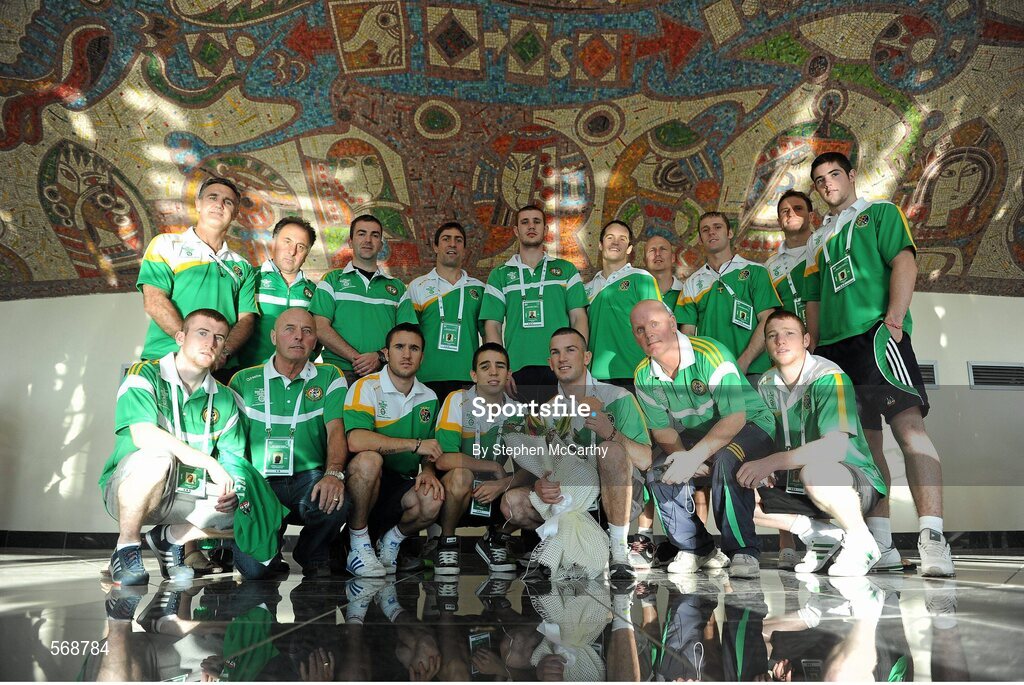 8 October 2011; The Ireland squad. 2011 AIBA World Boxing Championships. Old City, Baku, Azerbaijan. Picture credit: Stephen McCarthy / SPORTSFILE