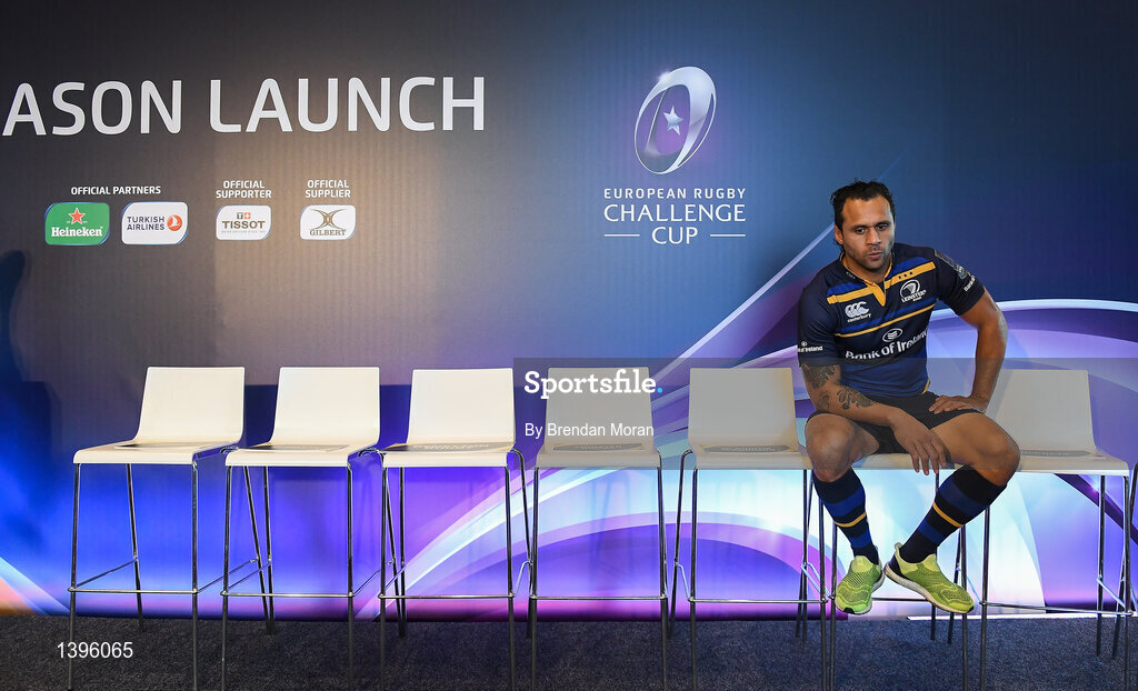 2 October 2017; Leinster captain Isa Nacewa in attendance at the European Rugby Champions Cup and Challenge Cup 2017/18 season launch for PRO14 clubs at the Convention Centre in Dublin. Photo by Brendan Moran/Sportsfile