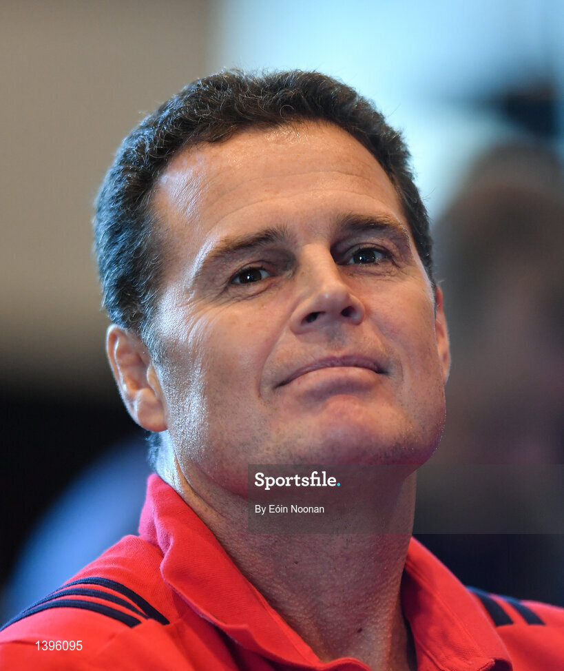 2 October 2017; Munster Director of Rugby Rassie Erasmus in attendance at the European Rugby Champions Cup and Challenge Cup 2017/18 season launch for PRO14 clubs at the Convention Centre in Dublin. Photo by Eóin Noonan/Sportsfile