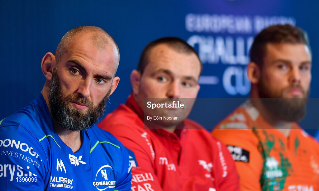 2 October 2017; Connacht captain John Muldoon in attendance at the European Rugby Champions Cup and Challenge Cup 2017/18 season launch for PRO14 clubs at the Convention Centre in Dublin. Photo by Eóin Noonan/Sportsfile