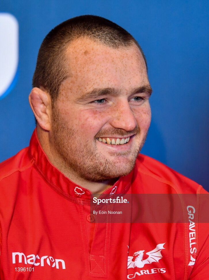 2 October 2017; Ken Owens of Scarlets in attendance at the European Rugby Champions Cup and Challenge Cup 2017/18 season launch for PRO14 clubs at the Convention Centre in Dublin. Photo by Eóin Noonan/Sportsfile