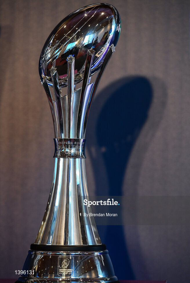 2 October 2017; A general view of the European Rugby Challenge Cup at the European Rugby Champions Cup and Challenge Cup 2017/18 season launch for PRO14 clubs at the Convention Centre in Dublin. Photo by Brendan Moran/Sportsfile