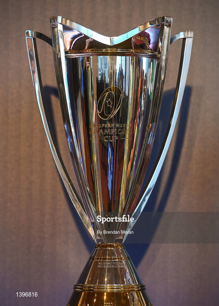 2 October 2017; A general view of the European Rugby Champions Cup at the European Rugby Champions Cup and Challenge Cup 2017/18 season launch for PRO14 clubs at the Convention Centre in Dublin. Photo by Brendan Moran/Sportsfile