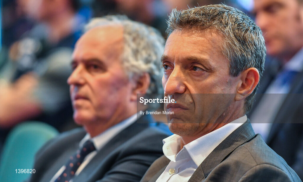 2 October 2017; EPCR Director General Vincent Gaillard in attendance at the European Rugby Champions Cup and Challenge Cup 2017/18 season launch for PRO14 clubs at the Convention Centre in Dublin. Photo by Brendan Moran/Sportsfile
