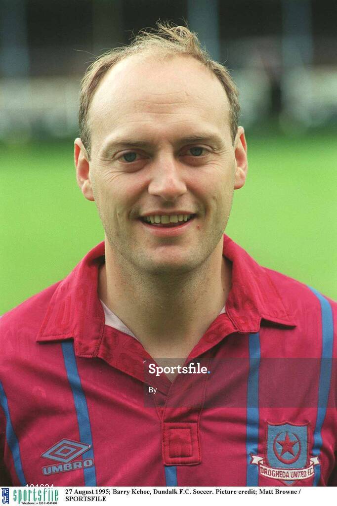 27 August 1995; Barry Kehoe, Dundalk F.C. Soccer. Picture credit; Matt Browne / SPORTSFILE