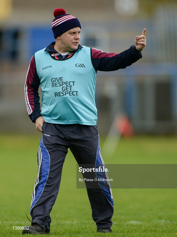 8 October 2017; Mullinalaghta St Columba's manager Mickey Graham before the Longford County Senior Football Championship Final match between Abbeylara and Mullinalaghta St Columba's at Glennon Brothers Pearse Park in Longford. Photo by Piaras Ó Mídheach/Sportsfile