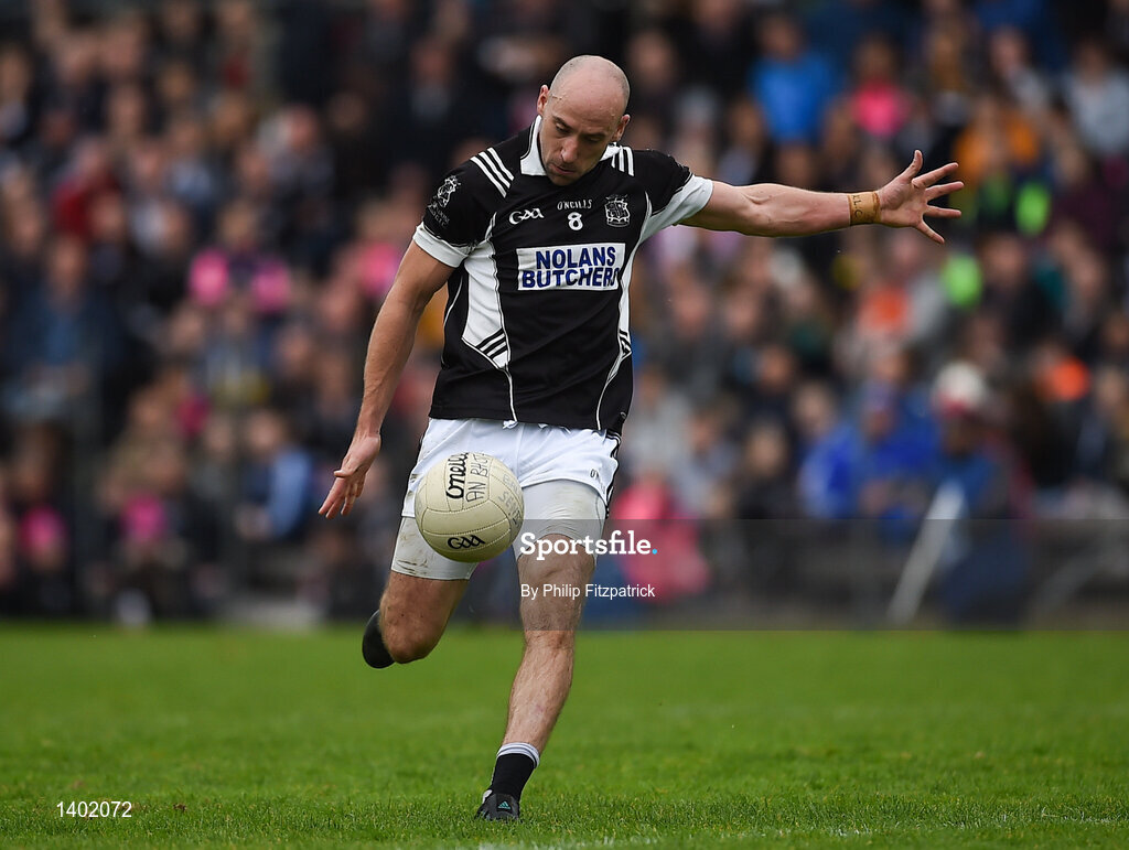 15 October 2017; Gavin Doogan of Magheracloone, during the Monaghan County Senior Football Championship Final match between Magheracloone and Scotstown at St Tiernach's Park in Monaghan. Photo by Philip Fitzpatrick/Sportsfile