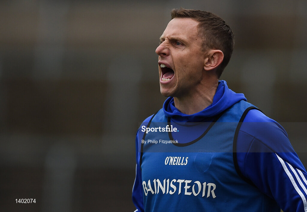 15 October 2017; Scotstown manager Kieran Donnelly, during the Monaghan County Senior Football Championship Final match between Magheracloone and Scotstown at St Tiernach's Park in Monaghan. Photo by Philip Fitzpatrick/Sportsfile