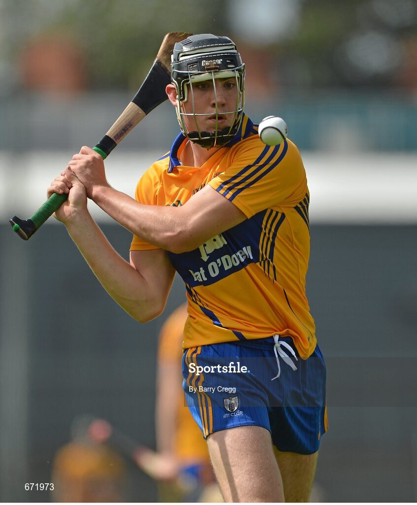 28 July 2012; Niall Deasy, Clare. Electric Ireland GAA Hurling Minor Championship Quarter-Final, Down v Clare, Cusack Park, Mullingar, Co. Westmeath. Picture credit: Barry Cregg / SPORTSFILE