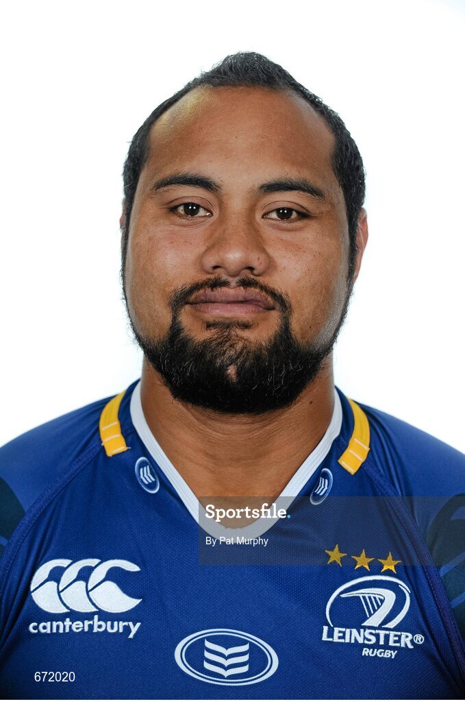 7 August 2012; Leo Auva'a, Leinster. Leinster Rugby Squad Headshots for Season 2012/13, Leinster Rugby, UCD, Belfield, Dublin. Picture credit: Pat Murphy / SPORTSFILE