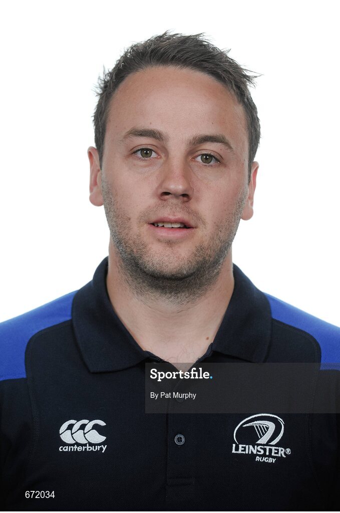 7 August 2012; Evan Kane, Leinster Video Analyst. Leinster Rugby Squad Headshots for Season 2012/13, Leinster Rugby, UCD, Belfield, Dublin. Picture credit: Pat Murphy / SPORTSFILE