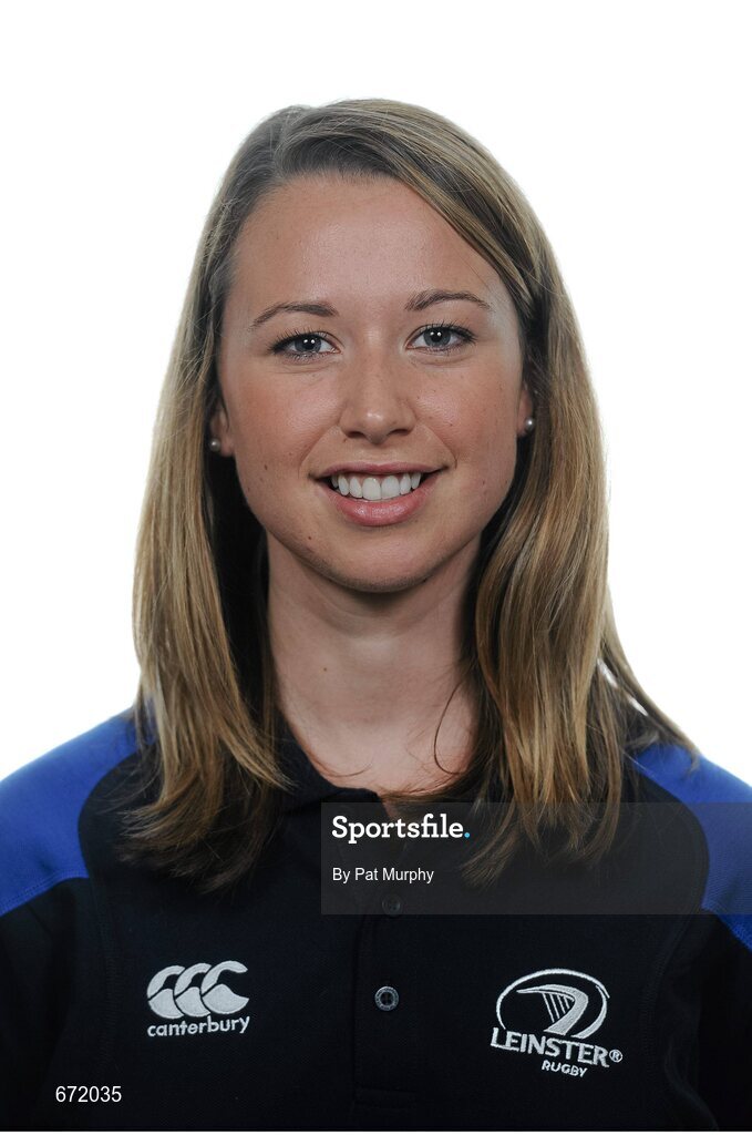 7 August 2012; Emma McCrudden, Leinster Performance Nutritionist. Leinster Rugby Squad Headshots for Season 2012/13, Leinster Rugby, UCD, Belfield, Dublin. Picture credit: Pat Murphy / SPORTSFILE