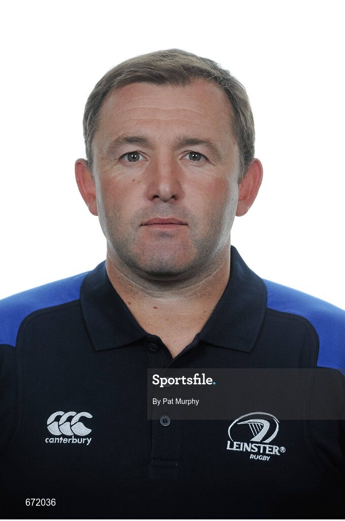 7 August 2012; Richie Murphy, Leinster Senior Skills and Kicking Coach. Leinster Rugby Squad Headshots for Season 2012/13, Leinster Rugby, UCD, Belfield, Dublin. Picture credit: Pat Murphy / SPORTSFILE