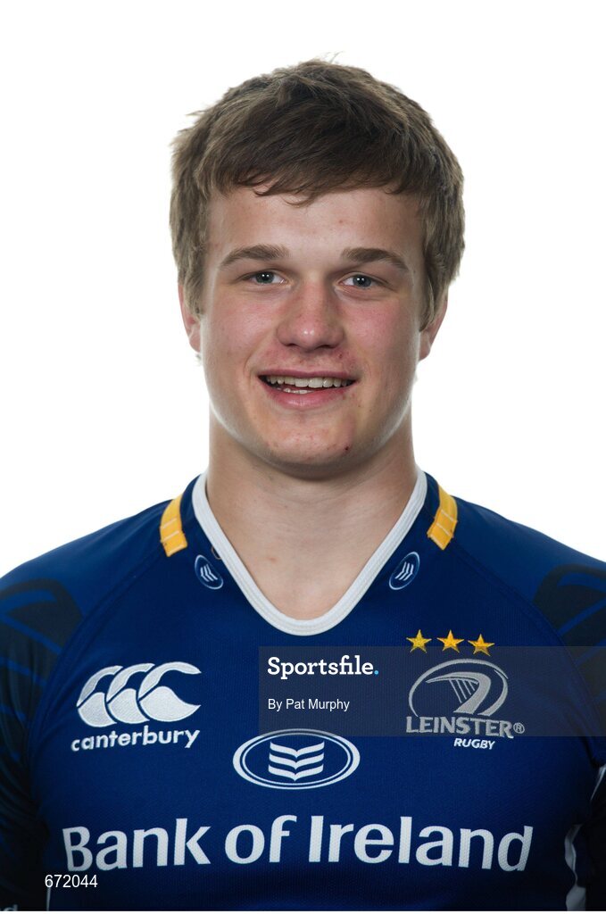7 August 2012; Josh van der Flier, Leinster Academy. Leinster Rugby Squad Headshots for Season 2012/13, Leinster Rugby, UCD, Belfield, Dublin. Picture credit: Pat Murphy / SPORTSFILE