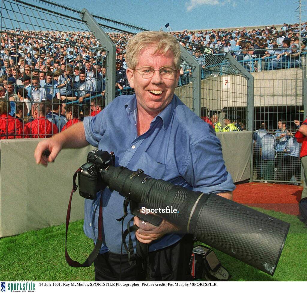 14 July 2002; Ray McManus, SPORTSFILE Photographer. Picture credit; Pat Murphy / SPORTSFILE