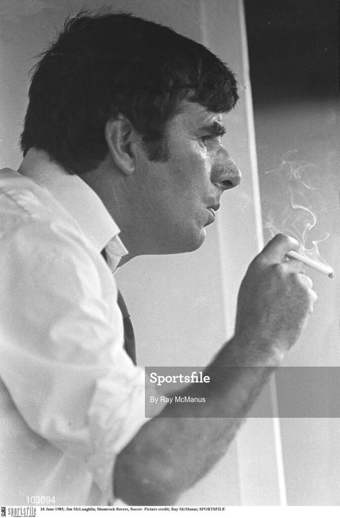 26 June 1985; Jim McLaughlin, Shamrock Rovers, Soccer. Picture credit; Ray McManus; SPORTSFILE