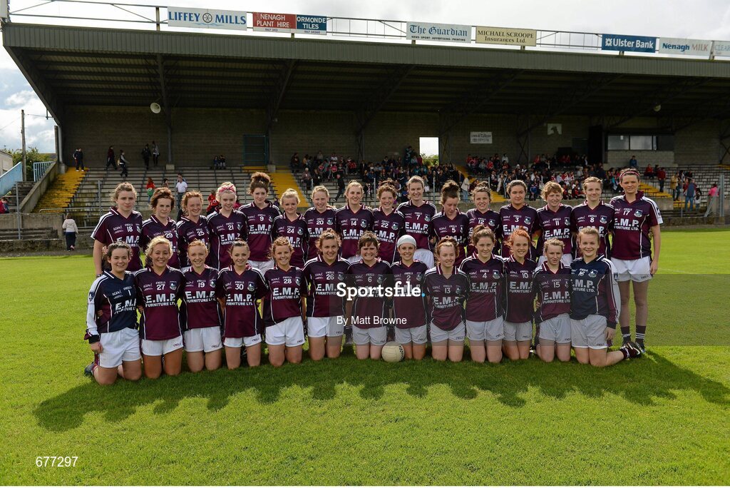 25 August 2012; The Galway squad. All Ireland U16 ‘A’ Championship Final, Cork v Galway, MacDonagh Park, Nenagh, Co. Tipperary. Picture credit: Matt Browne / SPORTSFILE