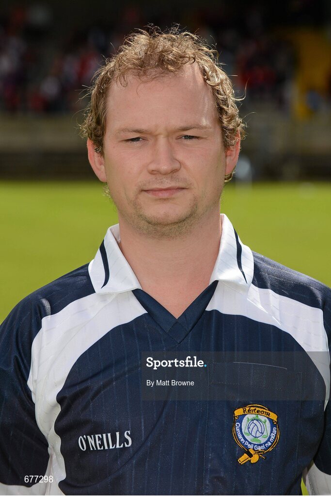 25 August 2012; Referee Garryowen McMahon. All Ireland U16 ‘A’ Championship Final, Cork v Galway, MacDonagh Park, Nenagh, Co. Tipperary. Picture credit: Matt Browne / SPORTSFILE