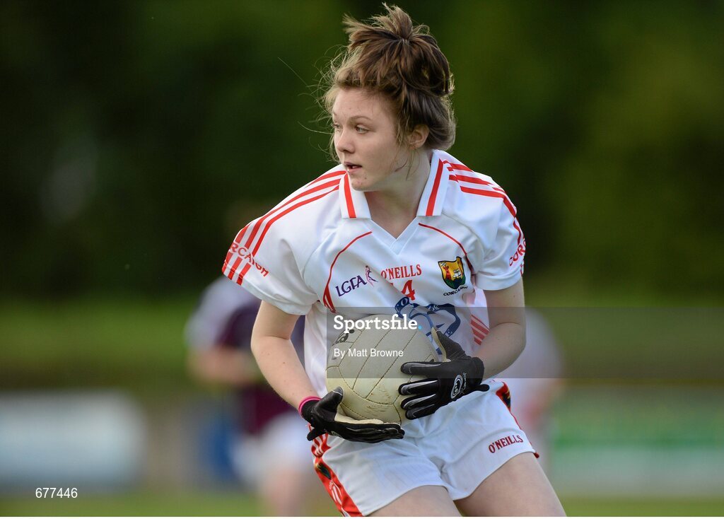 25 August 2012; Julie Dennehy, Cork. All Ireland U16 ‘A’ Championship Final, Cork v Galway, MacDonagh Park, Nenagh, Co. Tipperary. Picture credit: Matt Browne / SPORTSFILE