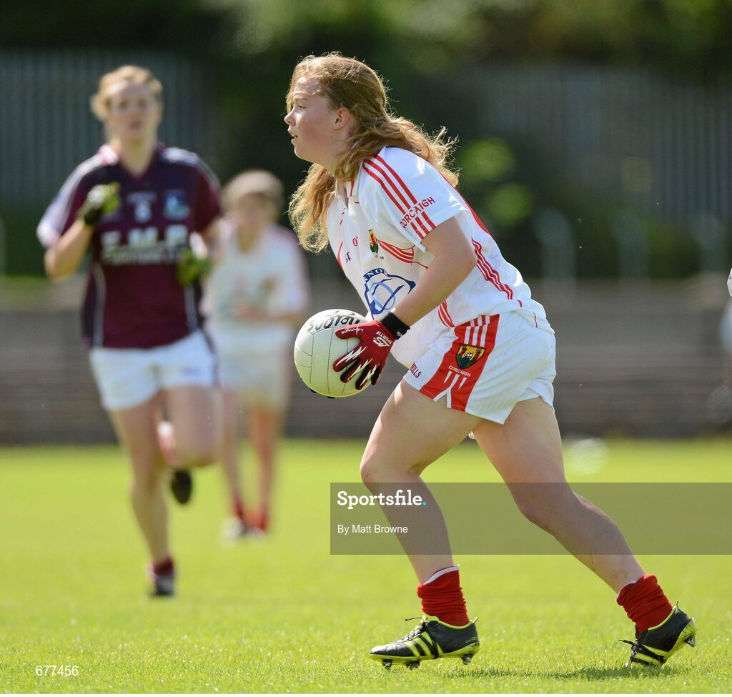 25 August 2012; Ailbhe Dowling, Cork, in action against Galway. All Ireland U16 ‘A’ Championship Final, Cork v Galway, MacDonagh Park, Nenagh, Co. Tipperary. Picture credit: Matt Browne / SPORTSFILE
