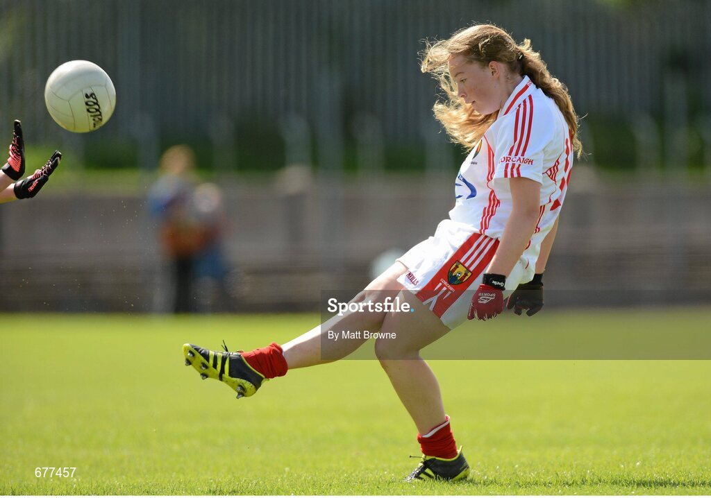 25 August 2012; Ailbhe Dowling, Cork. All Ireland U16 ‘A’ Championship Final, Cork v Galway, MacDonagh Park, Nenagh, Co. Tipperary. Picture credit: Matt Browne / SPORTSFILE