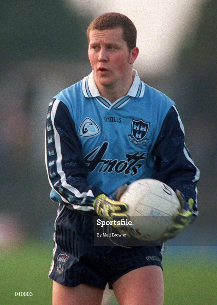 29 November 1998; Brendan O'Brien of Dublin during the Church & General National Football League Division 1a match between Offaly and Dublin at O'Connor Park in Tullamore, Offaly. Photo by Matt Browne/Sportsfile