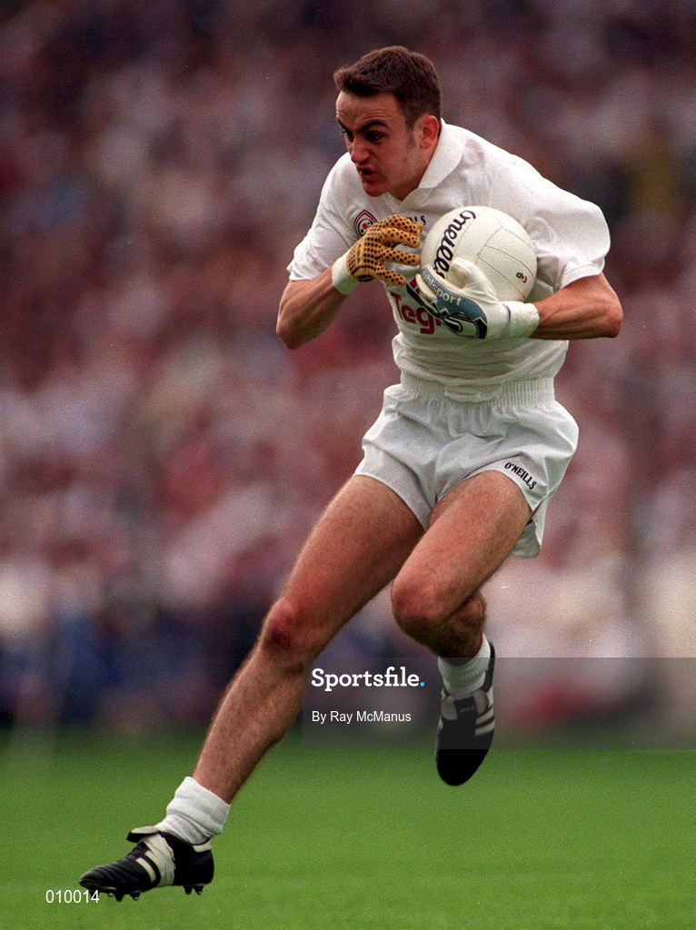 2 August 1998; Brian Lacey of Kildare during the Bank of Ireland Leinster Senior Football Championship Final between Kildare and Meath at Croke Park in Dublin. Photo by Ray McManus/Sportsfile