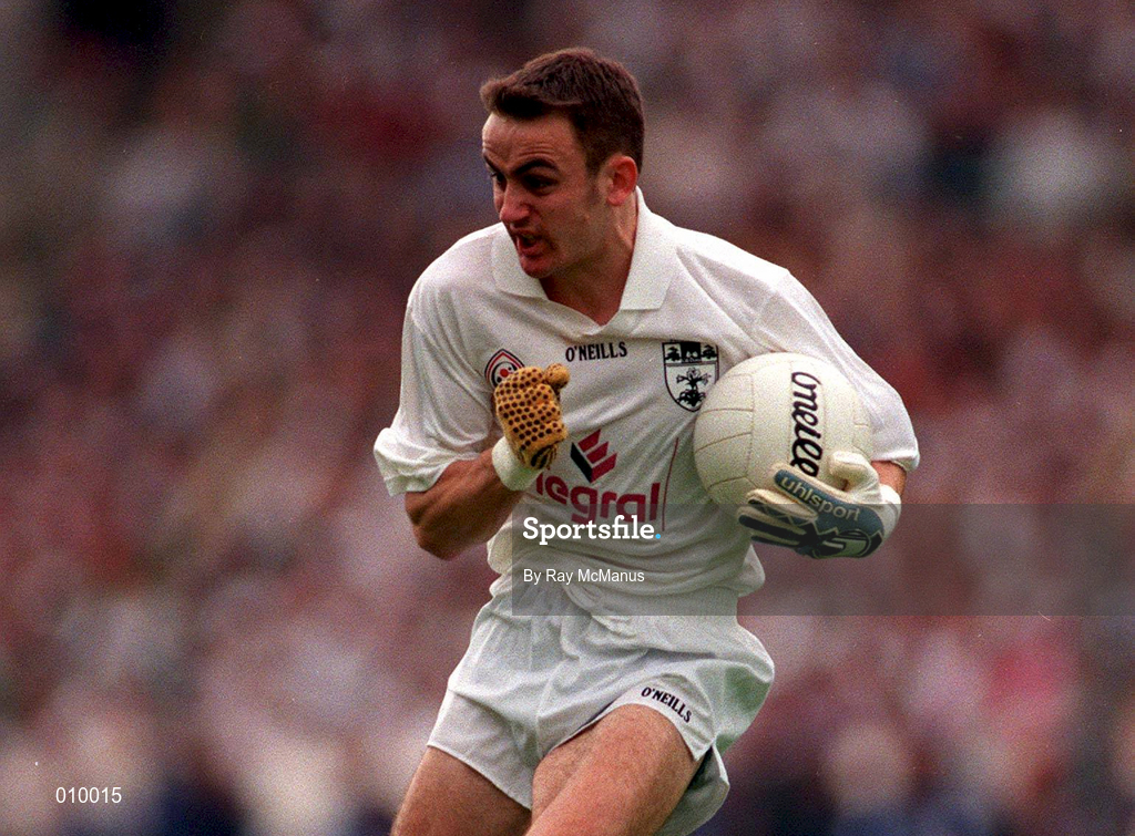 2 August 1998; Brian Lacey of Kildare during the Bank of Ireland Leinster Senior Football Championship Final between Kildare and Meath at Croke Park in Dublin. Photo by Ray McManus/Sportsfile