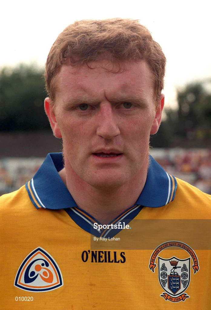 29 August 1998; Brian Lohan of Clare prior to the Guinness All-Ireland Senior Hurling Championship semi-final 2nd replay match between Offaly and Clare at Semple Stadium in Thurles, Tipperary. Photo by Ray Lohan/Sportsfile