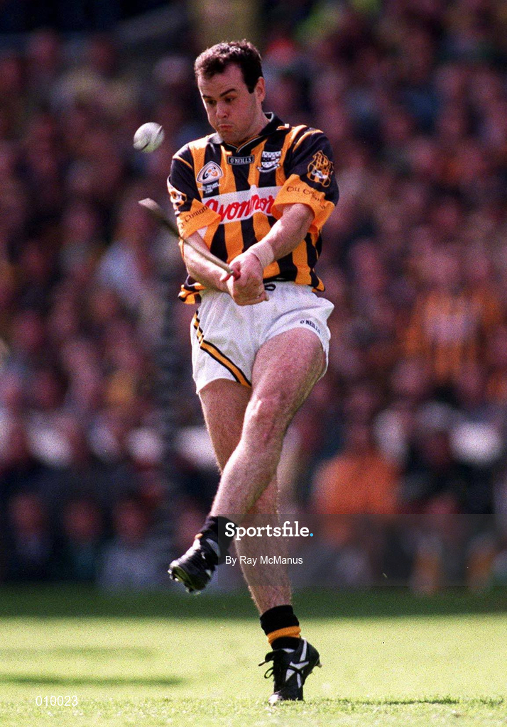 13 September 1998; Brian McEvoy of Kilkenny during the Guinness All-Ireland Senior Hurling Championship Final match between Offaly and Kilkenny at Croke Park in Dublin. Photo by Brendan Moran/Sportsfile