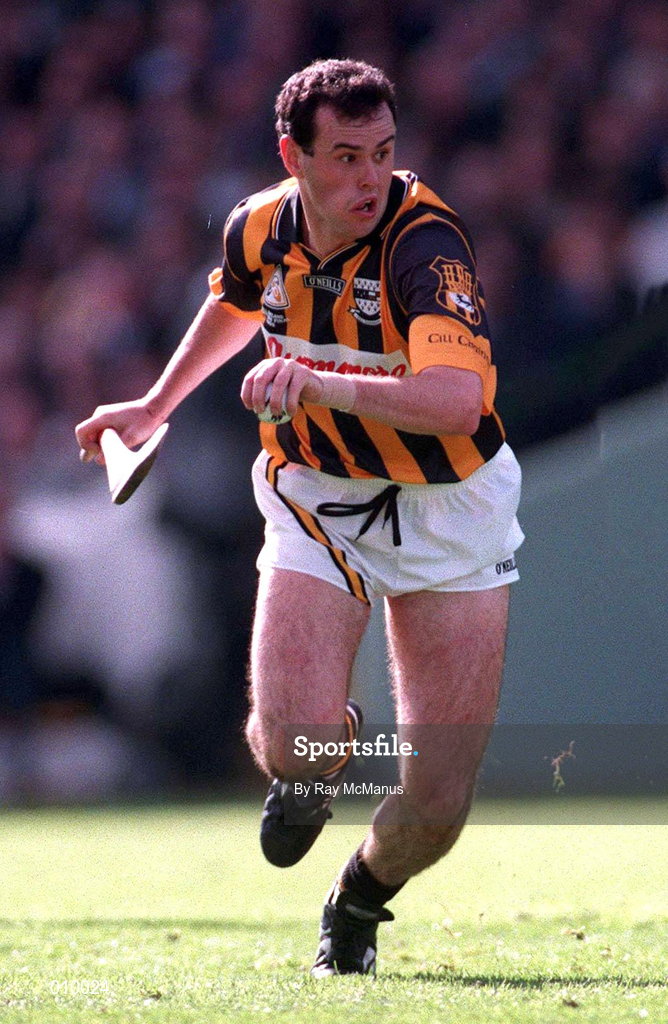 13 September 1998; Brian McEvoy of Kilkenny during the Guinness All-Ireland Senior Hurling Championship Final match between Offaly and Kilkenny at Croke Park in Dublin. Photo by Brendan Moran/Sportsfile
