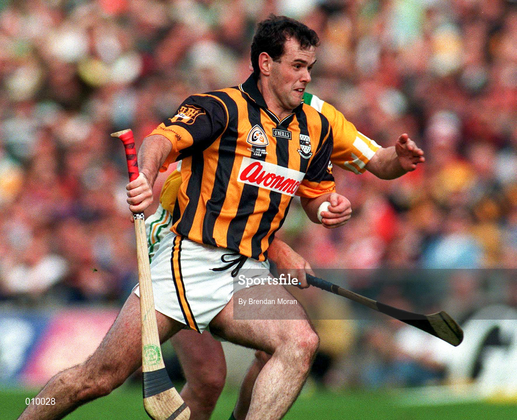 13 September 1998; Brian McEvoy of Kilkenny during the Guinness All-Ireland Senior Hurling Championship Final between Offaly and Kilkenny at Croke Park in Dublin. Photo by Brendan Moran/Sportsfile