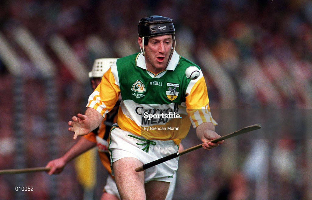 13 September 1998; Brian Whelahan of Offaly during the Guinness All-Ireland Senior Hurling Championship Final match between Offaly and Kilkenny at Croke Park in Dublin. Photo by Brendan Moran/Sportsfile