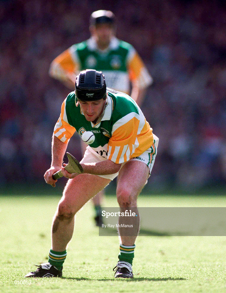 13 September 1998; Brian Whelahan of Offaly during the Guinness All-Ireland Senior Hurling Championship Final between Offaly and Kilkenny at Croke Park in Dublin. Photo by Ray McManus/Sportsfile