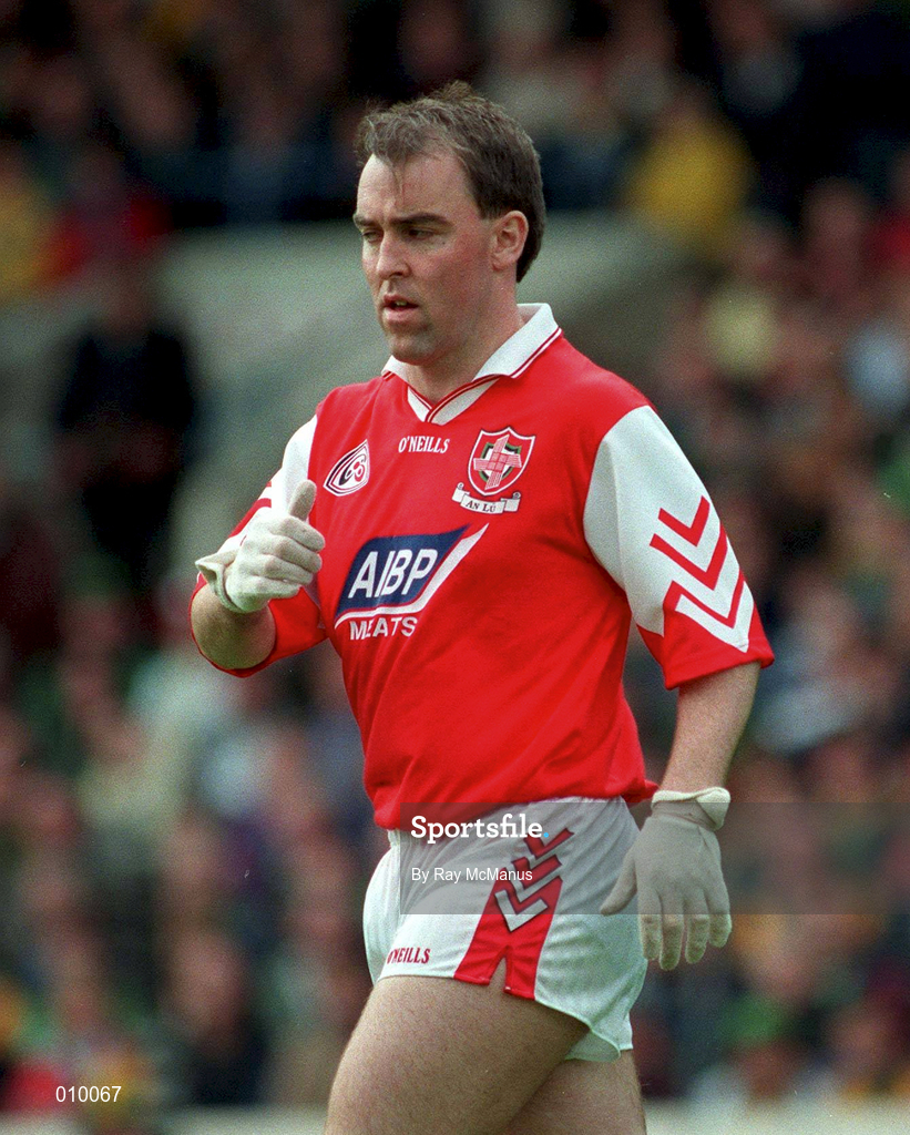 28 June 1998; Cathal O'Hanlon of Louth during the Bank of Ireland Ulster Senior Football Championship semi-final match between Meath and Louth at Croke Park in Dublin. Photo by Ray McManus/Sportsfile