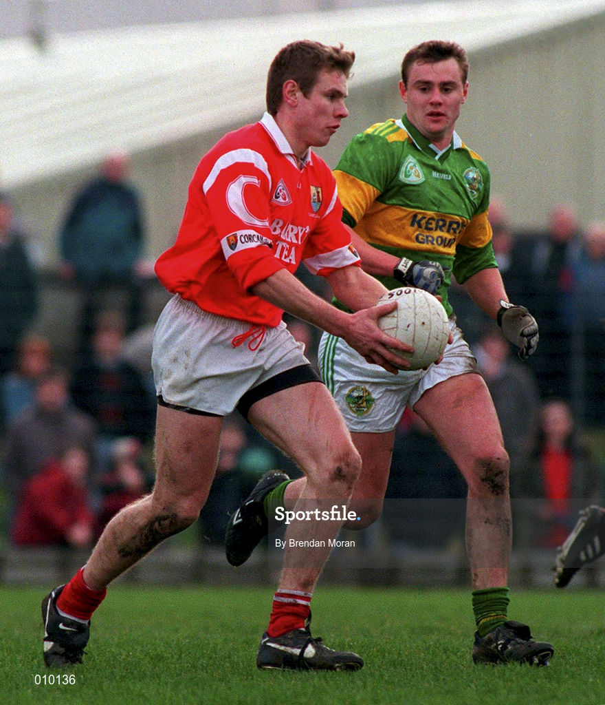 6 March 1997; Damien O'Neill of Cork during the Church & General National Football League match between Kerry and Cork at Austin Stack Park in Tralee, Kerry. Photo by Brendan Moran/Sportsfile