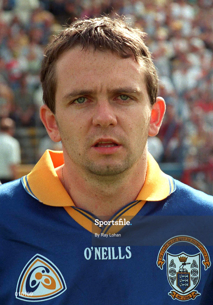 29 August 1998; David Fitzgerald of Clare prior to the Guinness All-Ireland Senior Hurling Championship semi-final 2nd replay match between Offaly and Clare at Semple Stadium in Thurles, Tipperary. Photo by Ray Lohan/Sportsfile