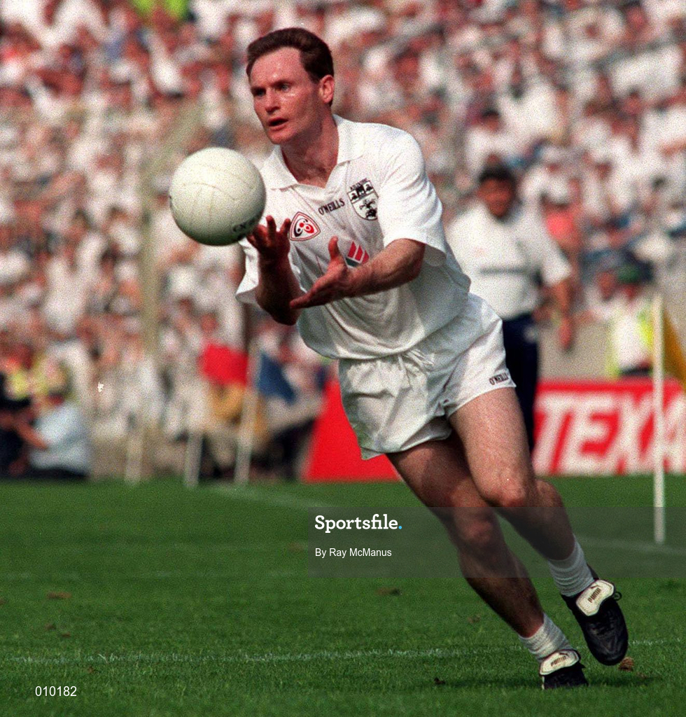 30 August 1998; Declan Kerrigan of Kildare during the All-Ireland Senior Football Championship Semi-Final match between Kildare and Kerry at Croke Park in Dublin. Photo by Ray McManus/Sportsfile