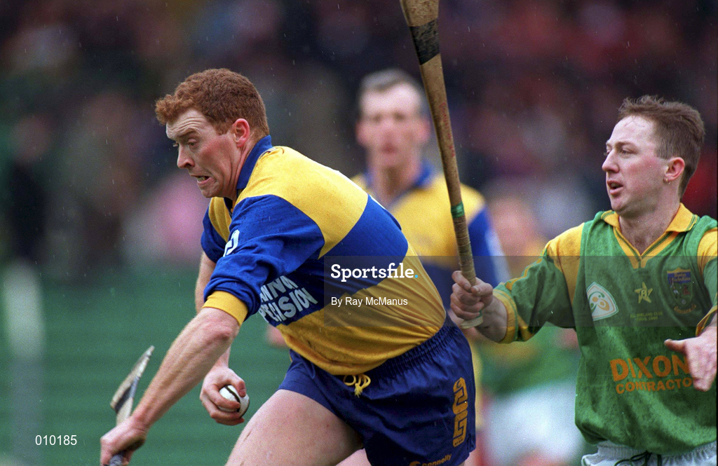 17 March 1996; Declan McInerney of Sixmilebridge during the All-Ireland Senior Club Hurling Championship Final match between Sixmilebridge and Dunloy at Croke Park in Dublin. Photo by Ray McManus/Sportsfile