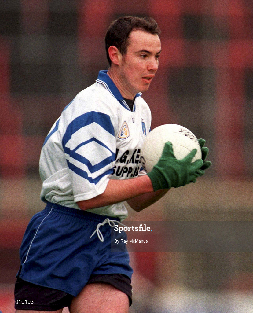 5 April 1998; Declan Smith of Monaghan during the Church & General National Football League Quarter Final match between Down and Monaghan at Croke Park in Dublin. Photo by Ray McManus/Sportsfile
