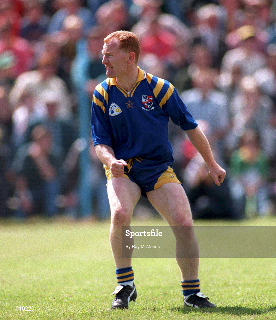 11 June 1995; Dessie Barry of Longford during the Bank of Ireland Leinster Senior Football Championship quarter-final match between Longford and Meath at Pearse Park in Longford. Photo by Ray McManus/Sportsfile