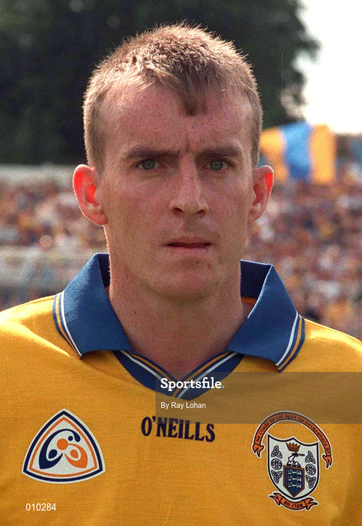 29 August 1998; Fergus Tuohy of Clare prior to the Guinness All-Ireland Senior Hurling Championship semi-final 2nd replay match between Offaly and Clare at Semple Stadium in Thurles, Tipperary. Photo by Ray Lohan/Sportsfile